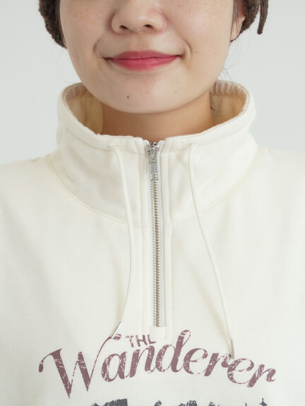 裏起毛ハーフジッププルオーバー（ネイビー/キナリ/ＴＯＰグレー）｜SM2（エスエムツー）通販