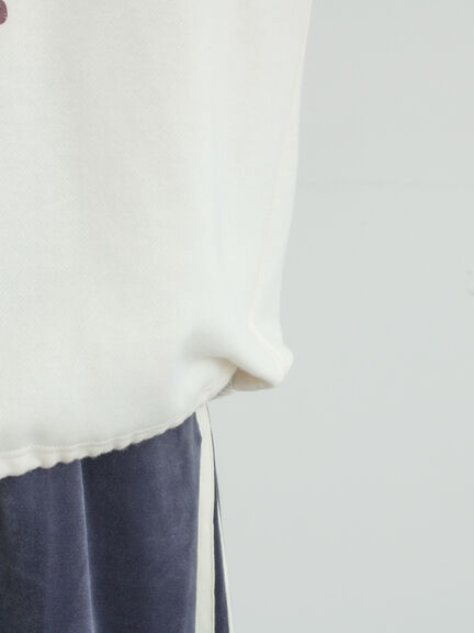 裏起毛ハーフジッププルオーバー（ネイビー/キナリ/ＴＯＰグレー）｜SM2（エスエムツー）通販