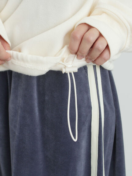 裏起毛ハーフジッププルオーバー（ネイビー/キナリ/ＴＯＰグレー）｜SM2（エスエムツー）通販