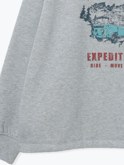 裏起毛ハーフジッププルオーバー（ネイビー/キナリ/ＴＯＰグレー）｜SM2（エスエムツー）通販