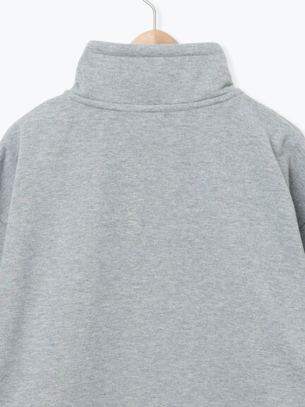 裏起毛ハーフジッププルオーバー（ネイビー/キナリ/ＴＯＰグレー）｜SM2（エスエムツー）通販