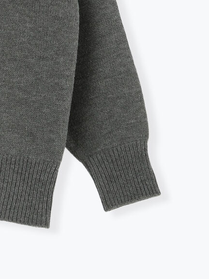 アニマルニットプルオーバー（チャコールグレー/モカ/ミント/サックスブルー/キナリ）｜SM2（エスエムツー）通販