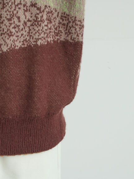 グラデーションニットプルオーバー（ベージュ/ブラウン/ネイビー）｜SM2（エスエムツー）通販