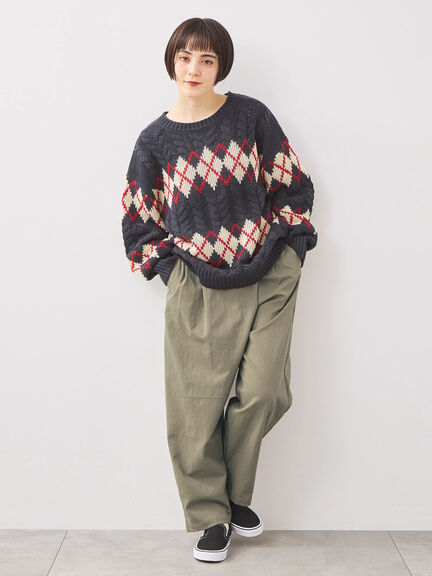 ラップパンツ（チャコールグレー/ブラック/カーキ/キナリ）｜SM2（エスエムツー）通販