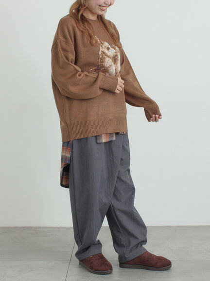 ラップパンツ（チャコールグレー/ブラック/カーキ/キナリ）｜SM2（エスエムツー）通販