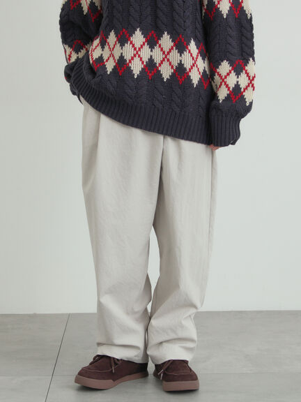 ラップパンツ（チャコールグレー/ブラック/カーキ/キナリ）｜SM2（エスエムツー）通販