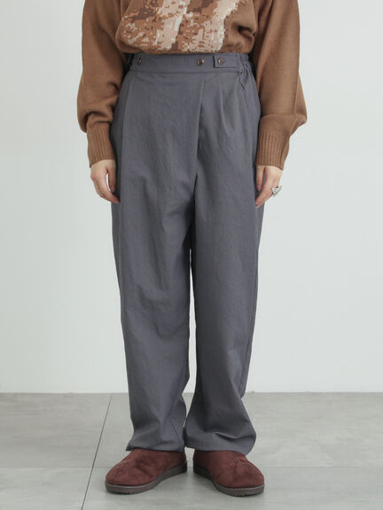 ラップパンツ（チャコールグレー/ブラック/カーキ/キナリ）｜SM2（エスエムツー）通販