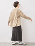 ウールライクスカート（グレー/ブラック/キナリ）｜SM2（エスエムツー）通販