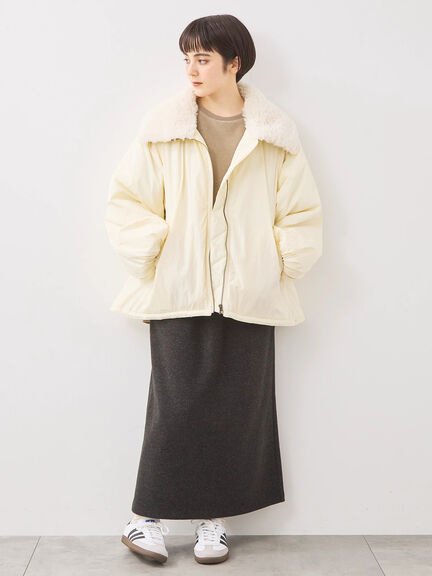 ウールライクスカート（グレー/ブラック/キナリ）｜SM2（エスエムツー）通販