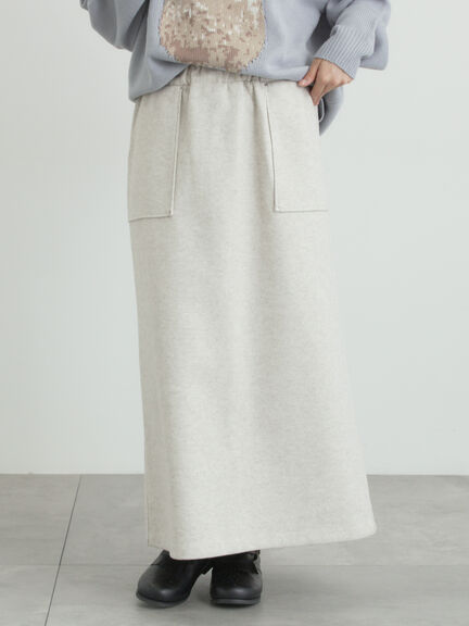 ウールライクスカート（グレー/ブラック/キナリ）｜SM2（エスエムツー）通販