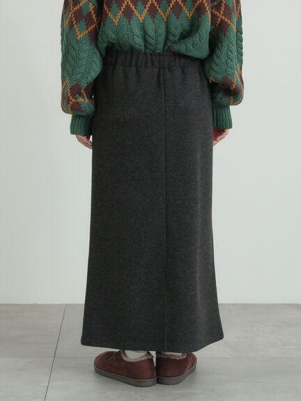 ウールライクスカート（グレー/ブラック/キナリ）｜SM2（エスエムツー）通販