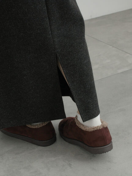 ウールライクスカート（グレー/ブラック/キナリ）｜SM2（エスエムツー）通販