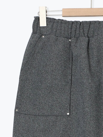 ウールライクスカート（グレー/ブラック/キナリ）｜SM2（エスエムツー）通販