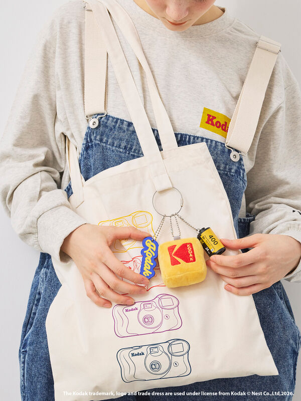 【KODAK】チャーム付きトートバッグ（キナリ）｜SM2（エスエムツー）通販