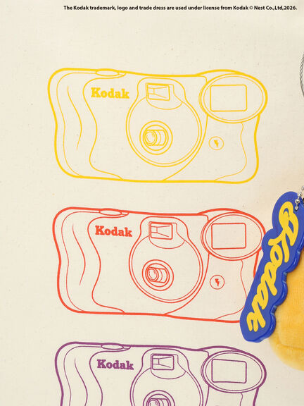 【KODAK】チャーム付きトートバッグ（キナリ）｜SM2（エスエムツー）通販