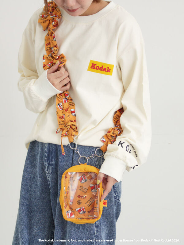 【KODAK】総柄スマホストラップ付ポーチ（イエロー）｜SM2（エスエムツー）通販
