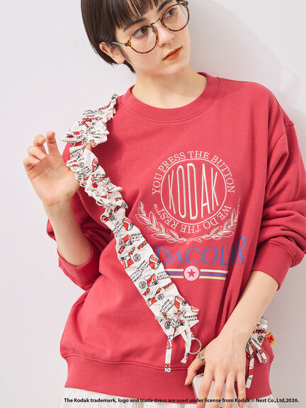 【KODAK】総柄スマホストラップ付ポーチ（オフホワイト/イエロー）｜SM2（エスエムツー）通販