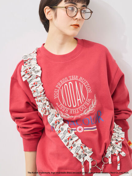 【KODAK】総柄スマホストラップ付ポーチ（オフホワイト/イエロー）｜SM2（エスエムツー）通販