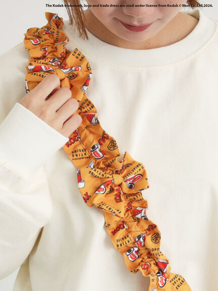 【KODAK】総柄スマホストラップ付ポーチ（オフホワイト/イエロー）｜SM2（エスエムツー）通販