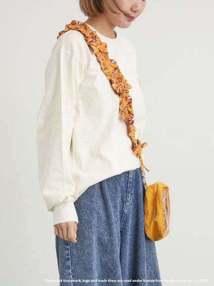 【KODAK】総柄スマホストラップ付ポーチ（オフホワイト/イエロー）｜SM2（エスエムツー）通販