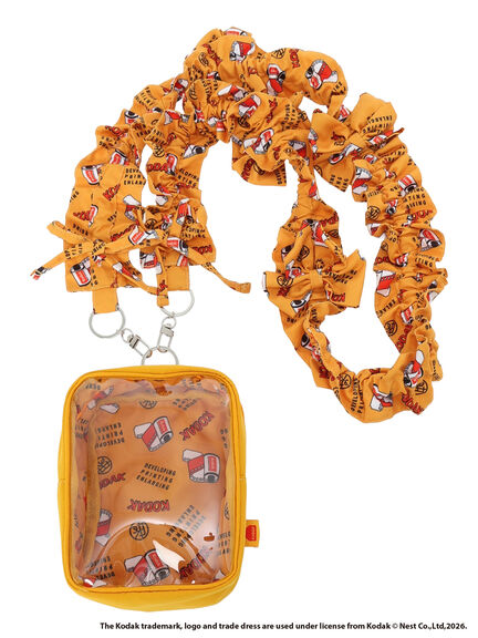 【KODAK】総柄スマホストラップ付ポーチ（オフホワイト/イエロー）｜SM2（エスエムツー）通販