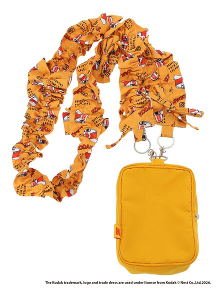 【KODAK】総柄スマホストラップ付ポーチ（オフホワイト/イエロー）｜SM2（エスエムツー）通販