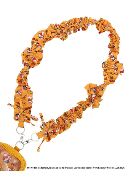 【KODAK】総柄スマホストラップ付ポーチ（オフホワイト/イエロー）｜SM2（エスエムツー）通販