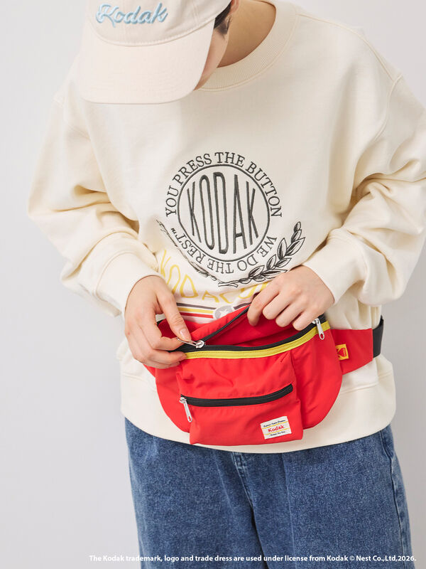 【KODAK】ウエストポーチ（ブラック/レッド）｜SM2（エスエムツー）通販