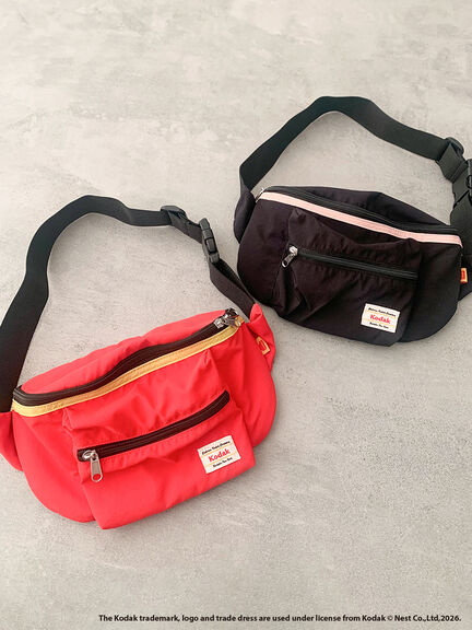 【KODAK】ウエストポーチ（ブラック/レッド）｜SM2（エスエムツー）通販