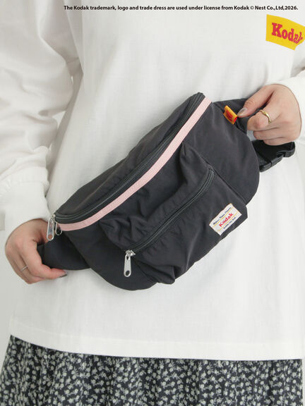 【KODAK】ウエストポーチ（ブラック/レッド）｜SM2（エスエムツー）通販