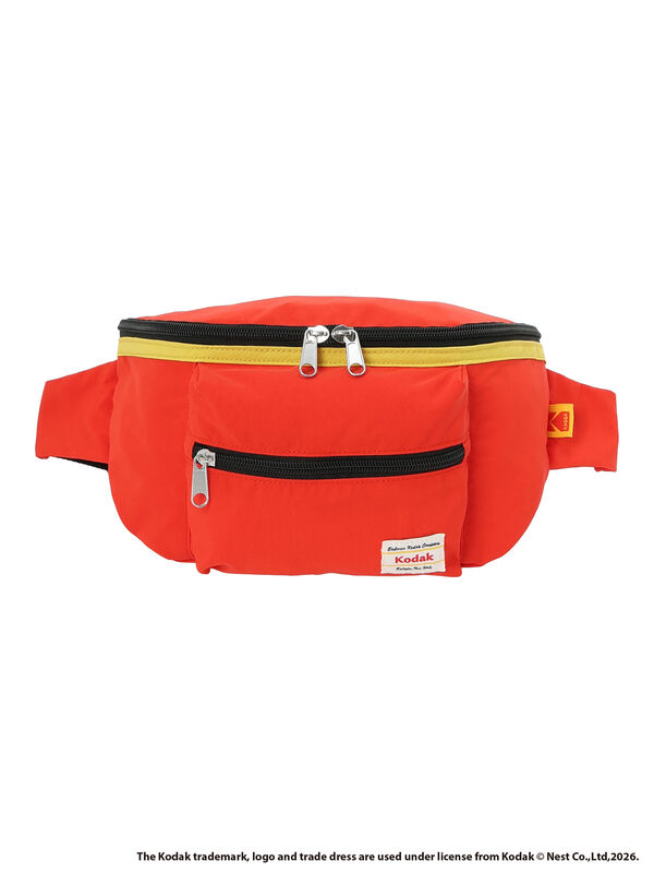 セール】 【KODAK】ウエストポーチ（ブラック/レッド/バッグ/バッグ