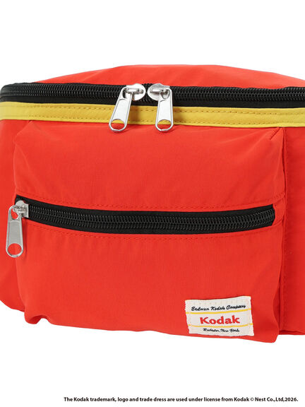 【KODAK】ウエストポーチ（ブラック/レッド）｜SM2（エスエムツー）通販