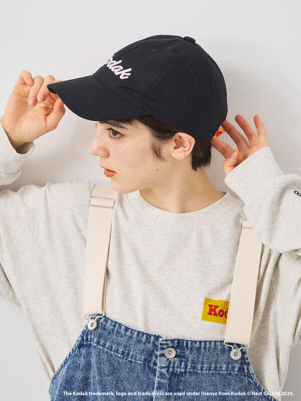 【KODAK】ロゴ刺繍キャップ（ブラック）｜SM2（エスエムツー）通販