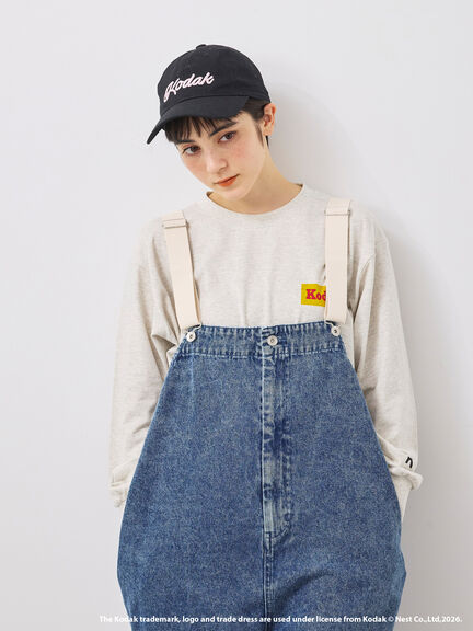 【KODAK】ロゴ刺繍キャップ（ブラック/キナリ）｜SM2（エスエムツー）通販