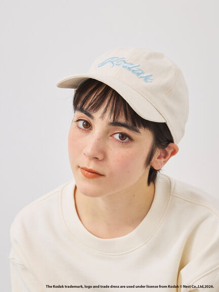 【KODAK】ロゴ刺繍キャップ（ブラック/キナリ）｜SM2（エスエムツー）通販