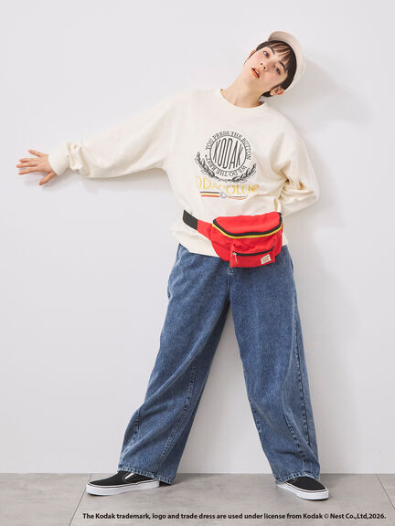 【KODAK】ロゴ刺繍キャップ（ブラック/キナリ）｜SM2（エスエムツー）通販