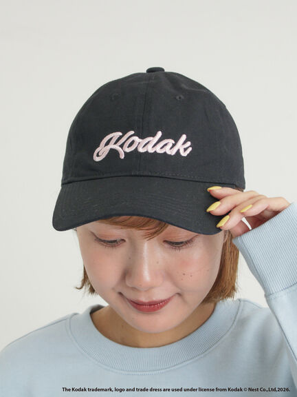 【KODAK】ロゴ刺繍キャップ（ブラック/キナリ）｜SM2（エスエムツー）通販