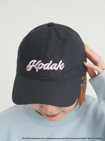 【KODAK】ロゴ刺繍キャップ（ブラック/キナリ）｜SM2（エスエムツー）通販