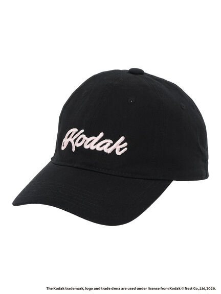 【KODAK】ロゴ刺繍キャップ（ブラック/キナリ）｜SM2（エスエムツー）通販