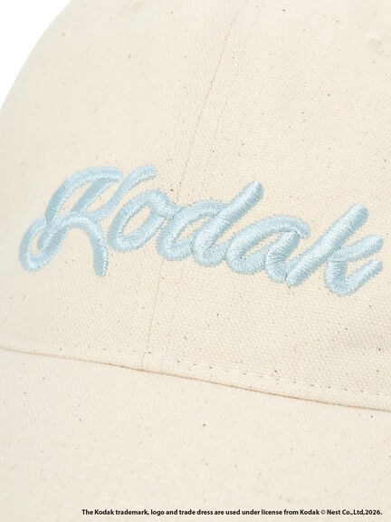 【KODAK】ロゴ刺繍キャップ（ブラック/キナリ）｜SM2（エスエムツー）通販