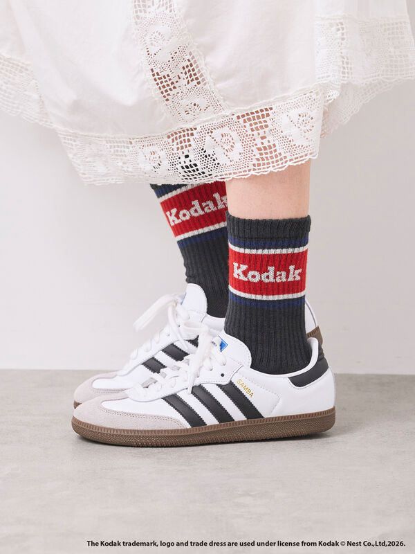 【KODAK】ラインロゴソックス（チャコールグレー）｜SM2（エスエムツー）通販