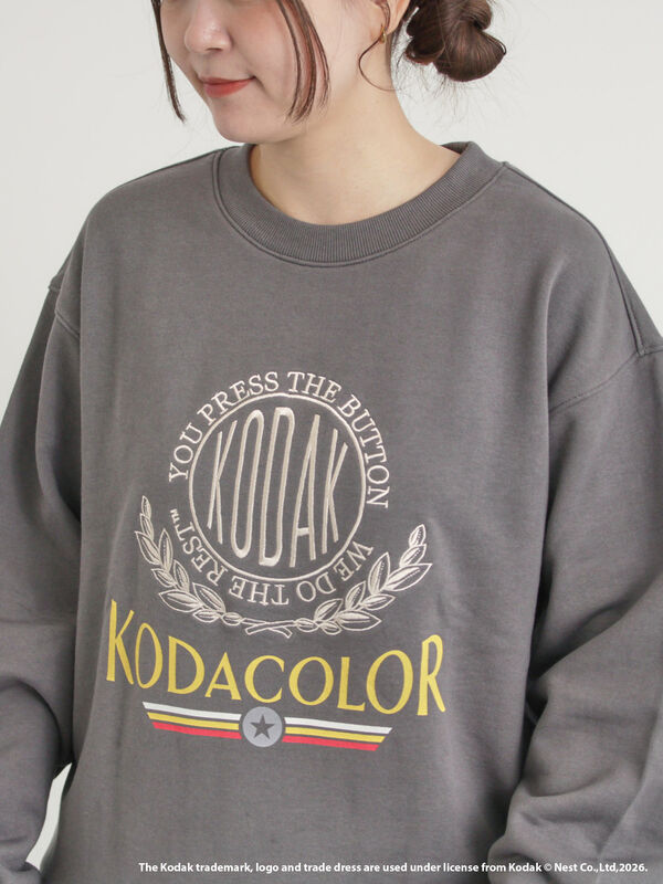 【KODAK】ロゴプリントスウェット（チャコールグレー）｜SM2（エスエムツー）通販