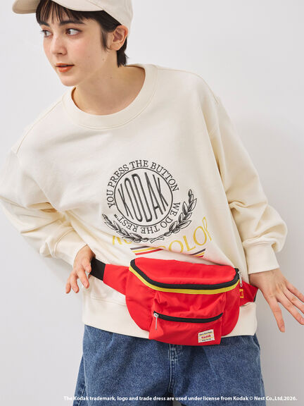 【KODAK】ロゴプリントスウェット（オフホワイト/チャコールグレー/レッド/サックスブルー）｜SM2（エスエムツー）通販