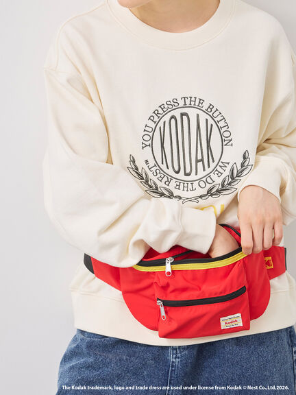【KODAK】ロゴプリントスウェット（オフホワイト/チャコールグレー/レッド/サックスブルー）｜SM2（エスエムツー）通販