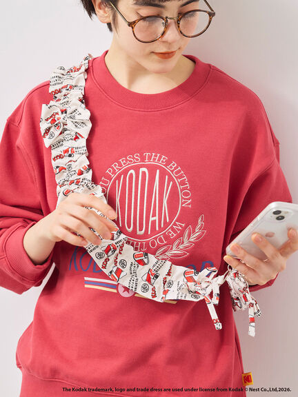 【KODAK】ロゴプリントスウェット（オフホワイト/チャコールグレー/レッド/サックスブルー）｜SM2（エスエムツー）通販