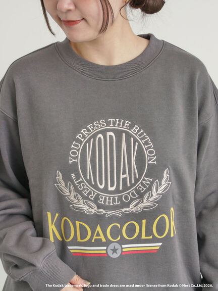 【KODAK】ロゴプリントスウェット（オフホワイト/チャコールグレー/レッド/サックスブルー）｜SM2（エスエムツー）通販