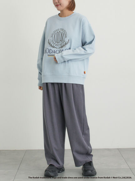 【KODAK】ロゴプリントスウェット（オフホワイト/チャコールグレー/レッド/サックスブルー）｜SM2（エスエムツー）通販