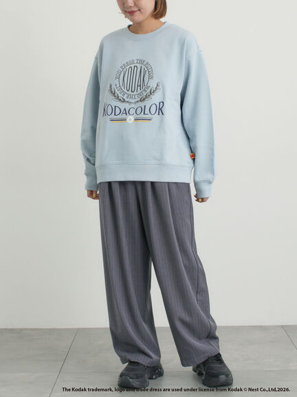 【KODAK】ロゴプリントスウェット（オフホワイト/チャコールグレー/レッド/サックスブルー）｜SM2（エスエムツー）通販
