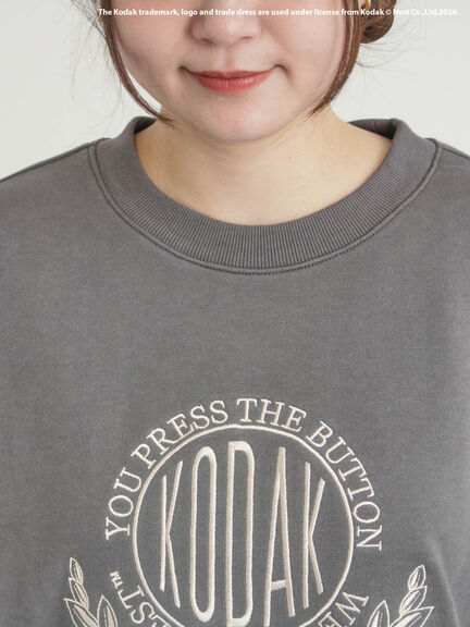 【KODAK】ロゴプリントスウェット（オフホワイト/チャコールグレー/レッド/サックスブルー）｜SM2（エスエムツー）通販