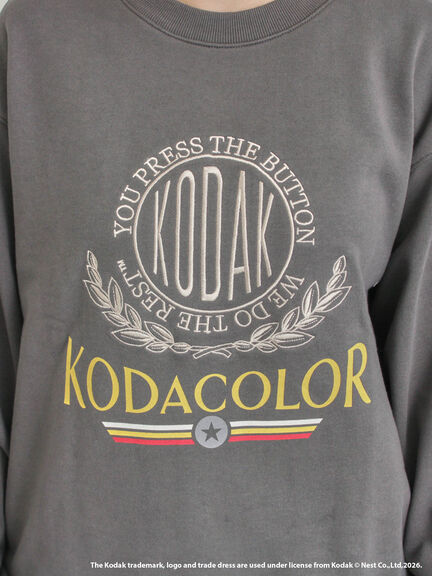 【KODAK】ロゴプリントスウェット（オフホワイト/チャコールグレー/レッド/サックスブルー）｜SM2（エスエムツー）通販